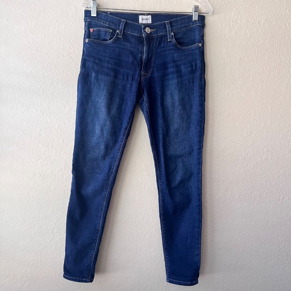 Hudson Women's Natalie Midrise Skinny Ankle Denim Blue Jeans Size‎ 27